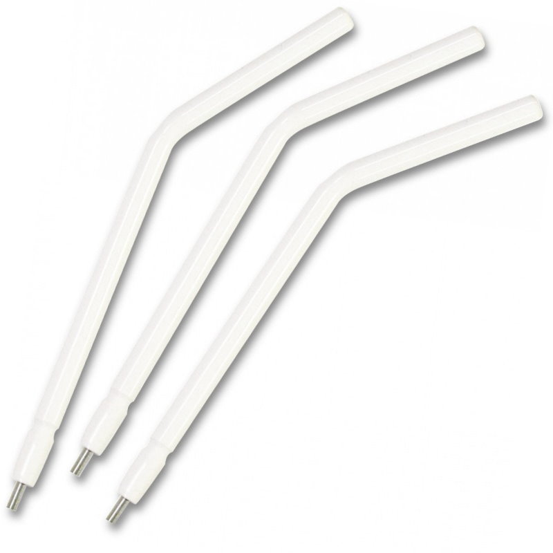 Varfuri seringa cu aer/apa unit, alb, tub de plastic si pipa interioara inox, 84x3,87mm - 200 bucati